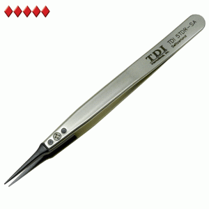 5 style esd safe td tweezers with replaceable tips
