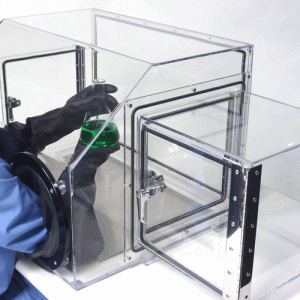 acrylic isolation glovebox