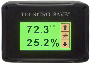 close up nitro save humidity control monitor