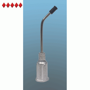 3/32" static dissipative vacuum cup on bent probe
