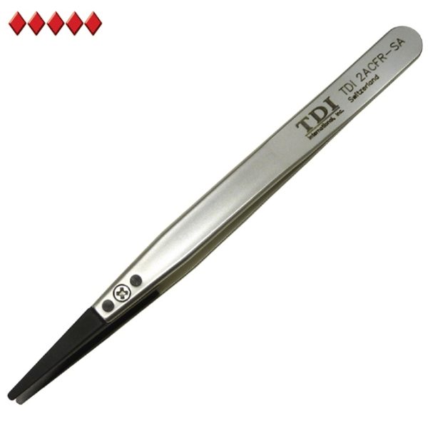 #TDI 2ACFR-SA High Precision Swiss Conductive "CF" Tweezers