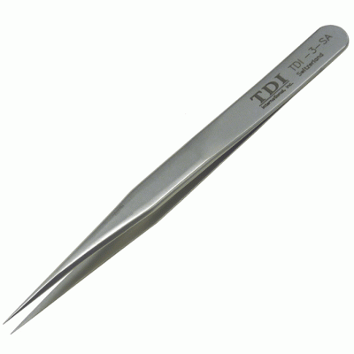 3-SA style swiss tweezers with very sharp & pointed tips 3 SA style swiss tweezers with very sharp & pointed tips