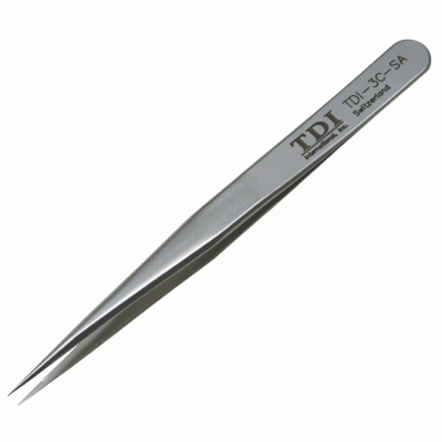 3C style swiss tweezers short with pointed tips 3C style swiss tweezers short with pointed tips