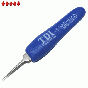 5 style swiss tweezers with cushion grips