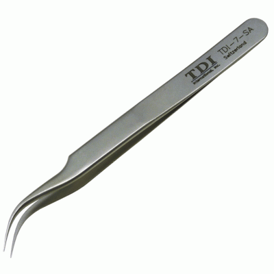 7 style swiss tweezers with curved fine tips 7 style swiss tweezers with curved fine tips