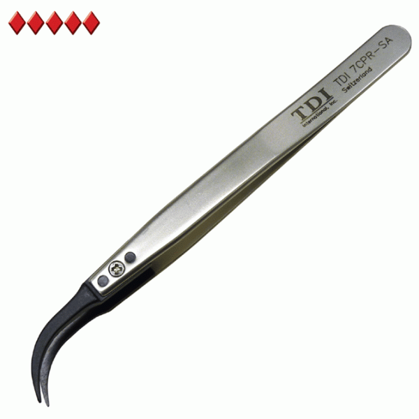 7 style cp peek tip tweezers