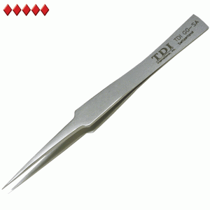 GG-SA swiss tweezers with tapered strong pointed tips
