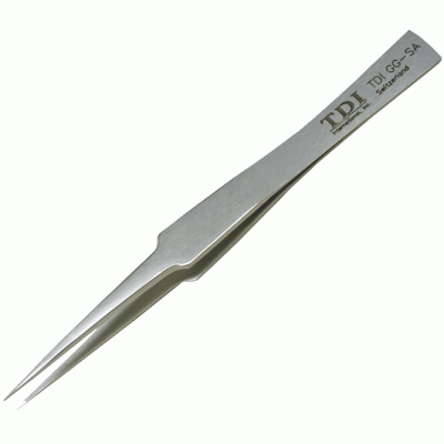 GG-SA swiss tweezers with tapered strong pointed tips GG SA swiss tweezers with tapered strong pointed tips