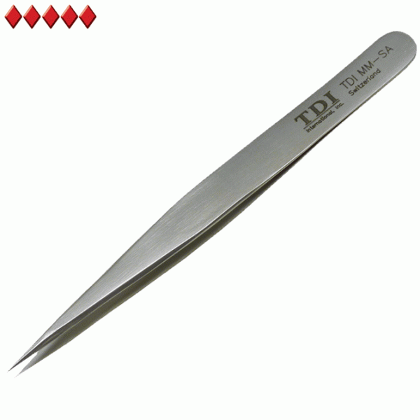 mm-sa swiss tweezers with thick strong tips
