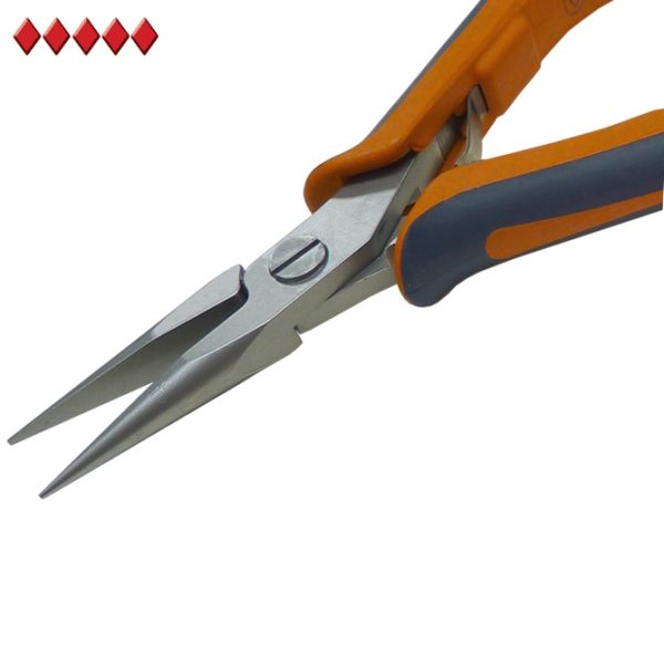 #TDI-PLN1544DS Long Chain Nose Pliers, Smooth Jaws