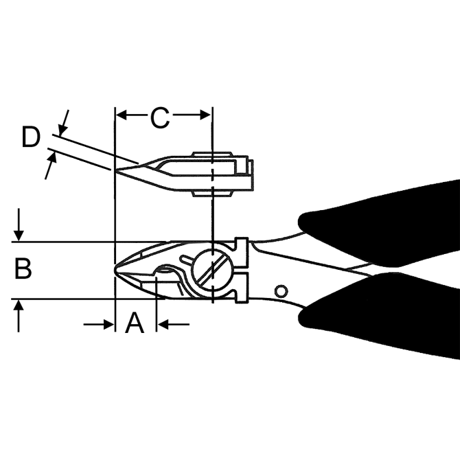 TDI-CSF1777DS Small Taper Cutters, Semi Flush with ERGO-FIT