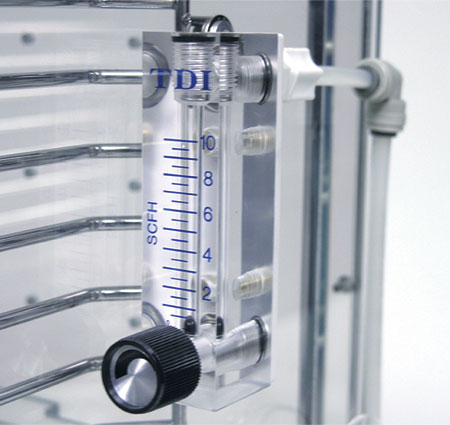 Flowmeter for Desiccators & Gloveboxes