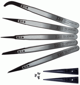 #TDI 2AKDR-SA High Precision Swiss Static Dissipative KD Tweezers