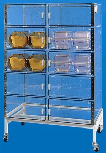 wafer carrier storage desiccator cabinet