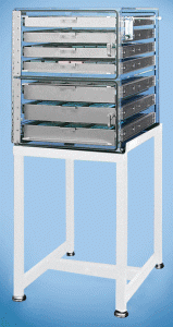 Waffle Pack Desiccator with Stand