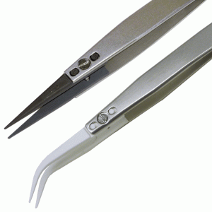 ceramic tweezers -sd or white insulative