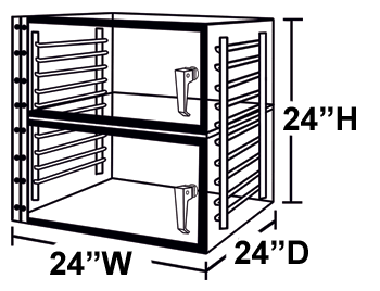 2 door desiccator cabinet diagram