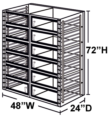 12 door desiccator cabinet diagram