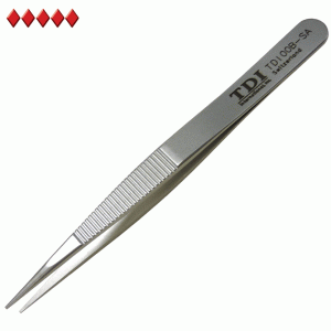 00B-SA style tweezers with serrated grips