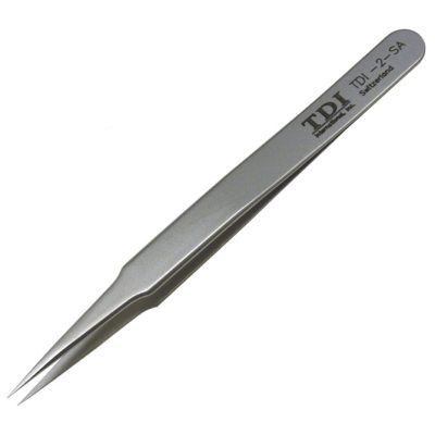 2-SA-tweezers High Precision Swiss Tweezers with Strong, Pointed Tips