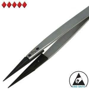 Conductive Tweezers  ESD Safe for IC & Electronic Assembly