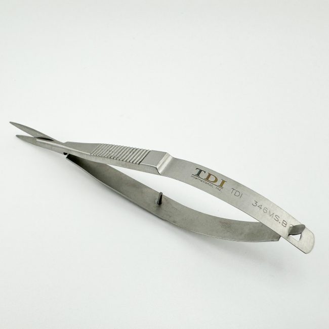 #TDI 346AMS-SS Micro Scissors with Straight Fine Tip - Image 2
