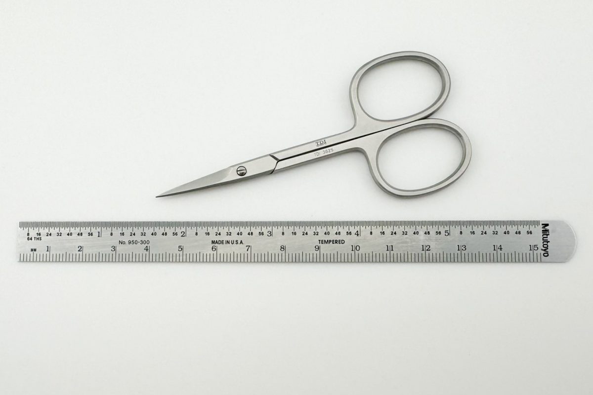 High Precision Scissors with Straight Fine Tip