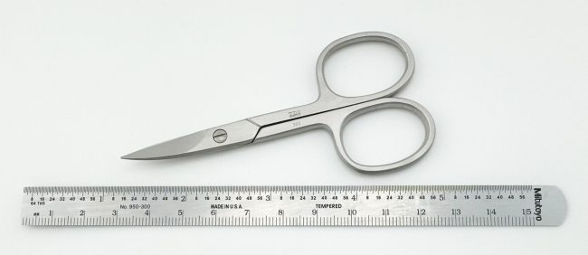 #TDI 363-SB High Precision Scissors with Curved Round Tip - Image 5