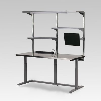 ESD Workstation w/Power Height Adjust - 48"W x 24"D