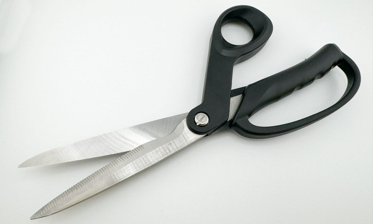 336-98BK-SS 03 Industrial Scissors with Straight Tip