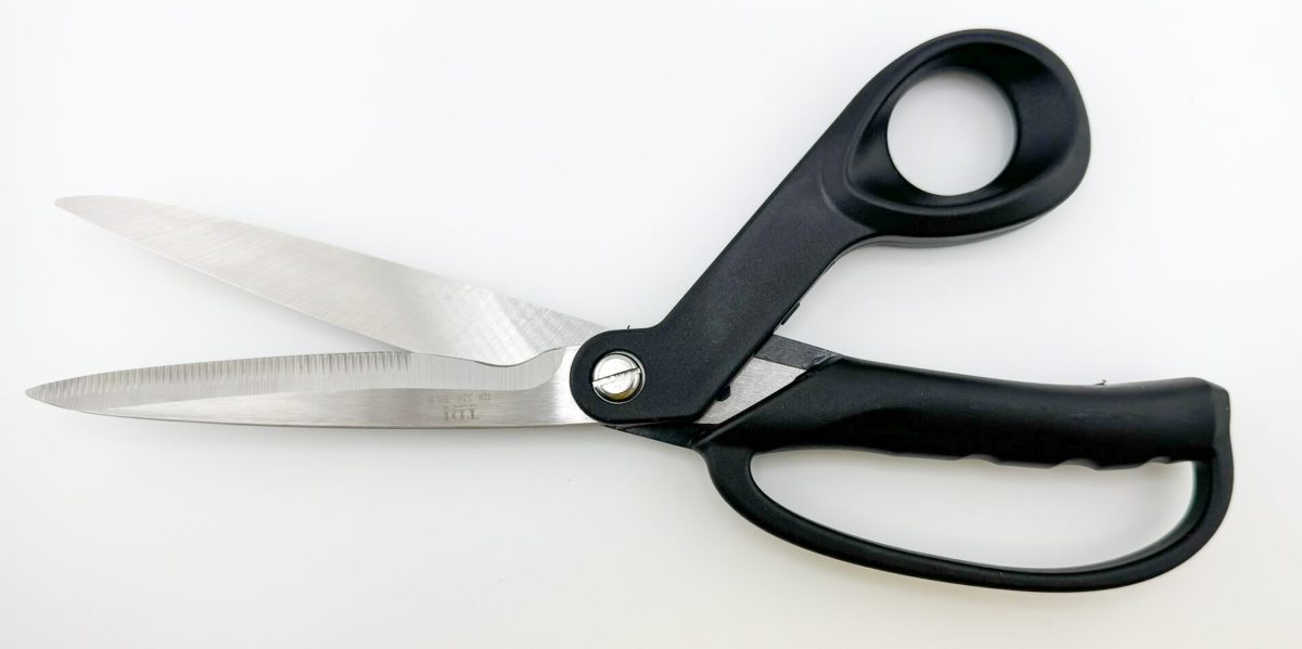 336-98BK-SS 04 Industrial Scissors with Straight Tip