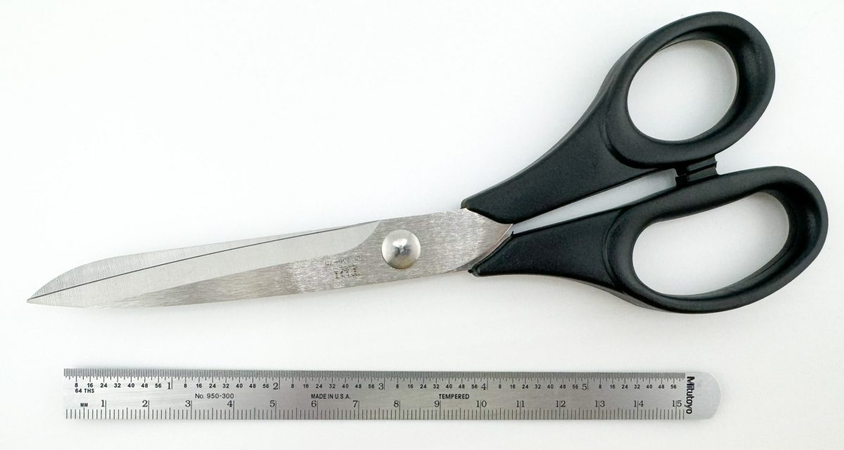 TDI 336-75BK-SS 05 Industrial Scissors with Straight Tip
