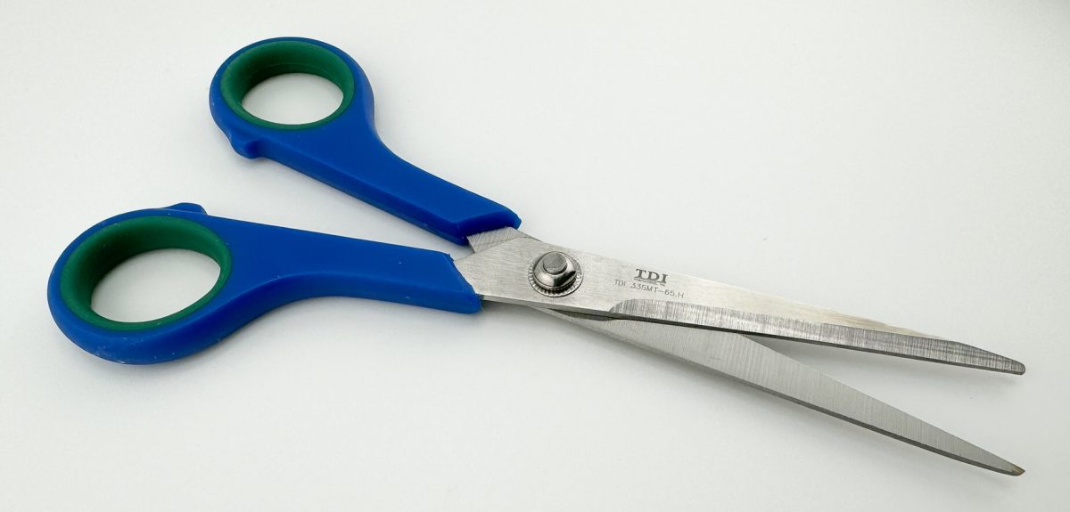 SmartCut Scissors with Straight Pointed Serrated Tip