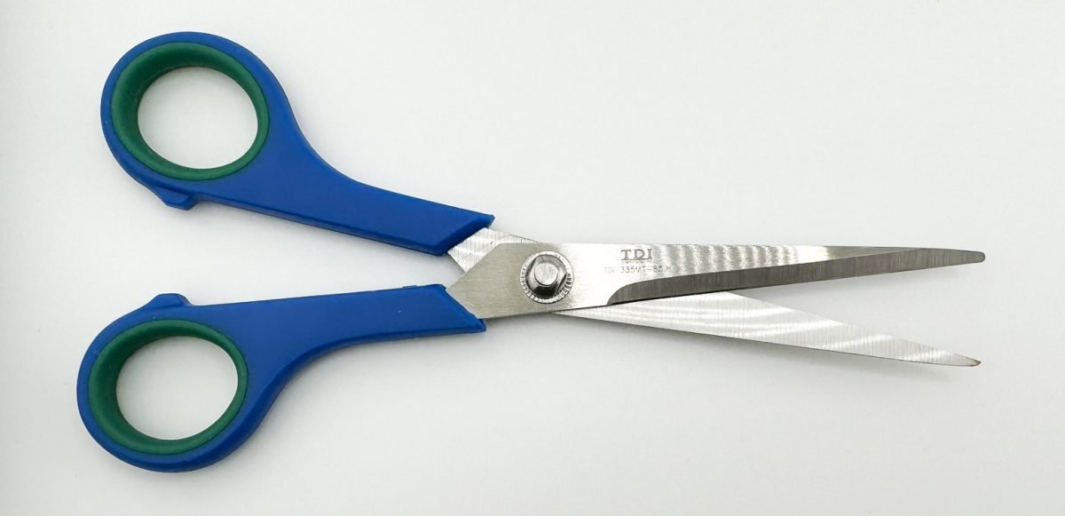 SmartCut Scissors with Straight Pointed Serrated Tip
