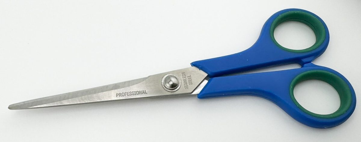 SmartCut Scissors with Straight Pointed Serrated Tip