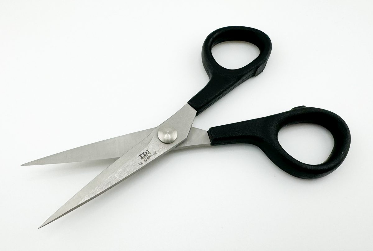 TDI 336PP-50BK-SS 03 Industrial Scissors with Straight Pointed Tip