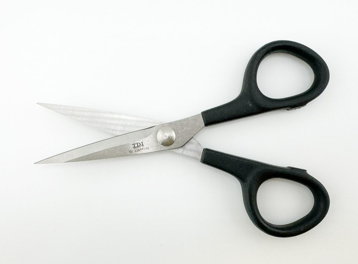 TDI 336PP-50BK-SS 04 Industrial Scissors with Straight Pointed Tip