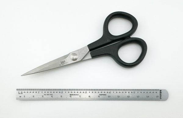 #TDI 336PP-50BK-SS Industrial Scissors with Straight Pointed Tip - Image 6