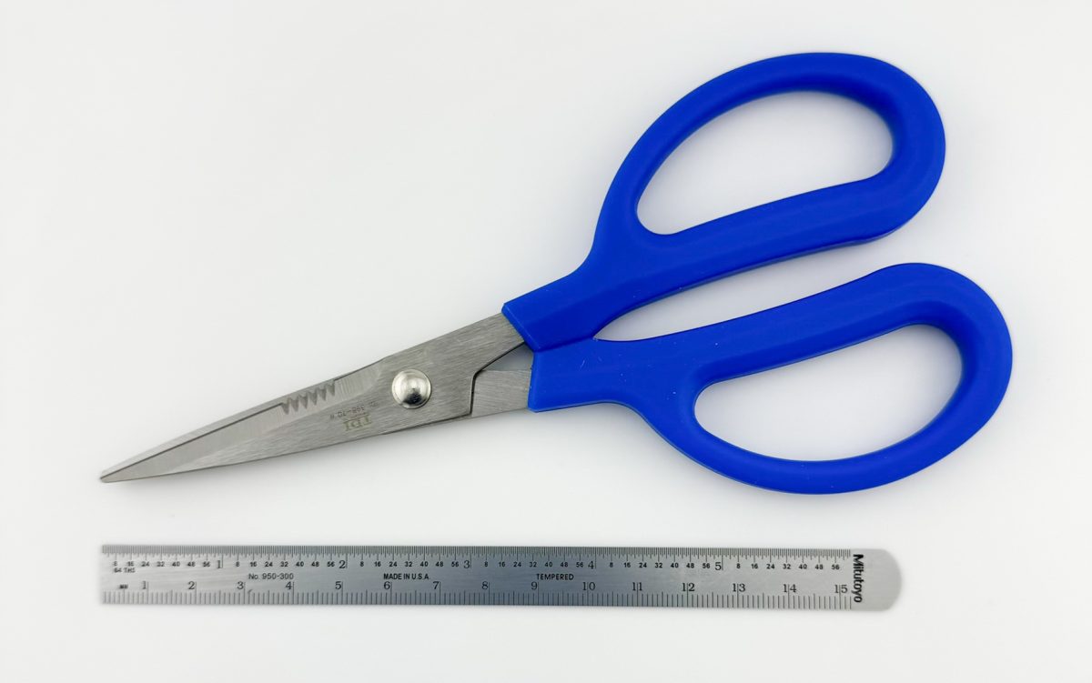 Industrial Scissors with Straight Pointed Tip