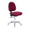 30 series burgundy fabric chrome base