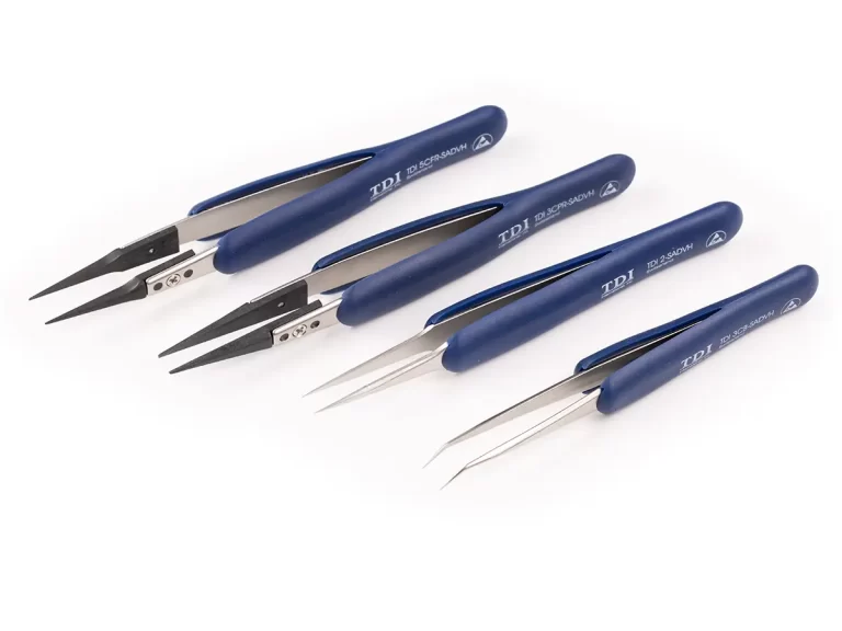 Tweezer group Blue ESD Handles