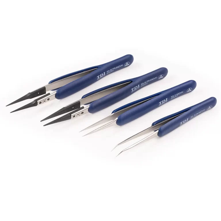 Tweezer group blue esd square