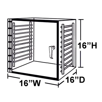 161 1 door desiccator