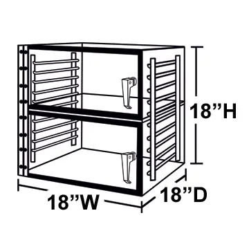 180 2 door desiccator diagram