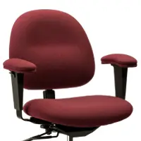 Adjustable matching upholstered fabric arms