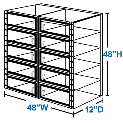 7 Inch SMT Reel Storage Desiccator 10 Doors
