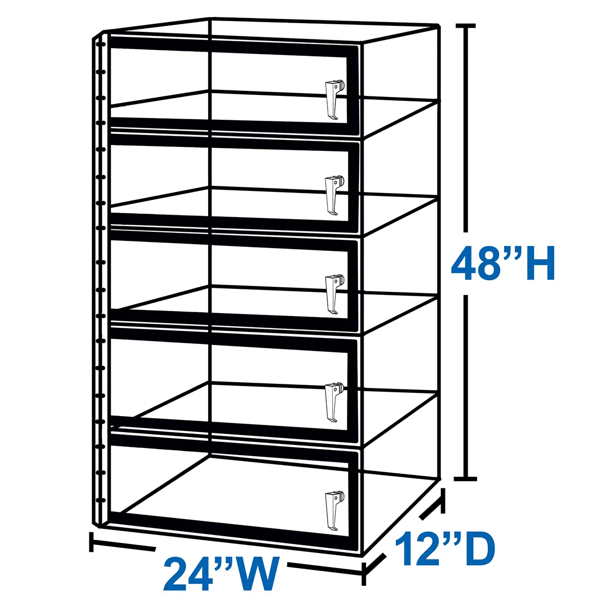 7-inch SMT Reel Storage Desiccator 5 Doors 7 inch SMT Reel Storage Desiccator 5 Doors