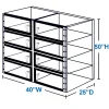 8 Door Waffle Pack Storage Desiccator