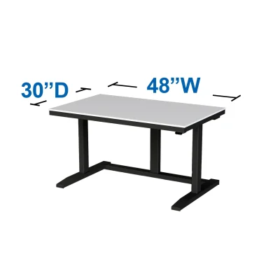 Workstation 48-inches wide x 30-inches deep Workstation 48 inches wide x 30 inches deep