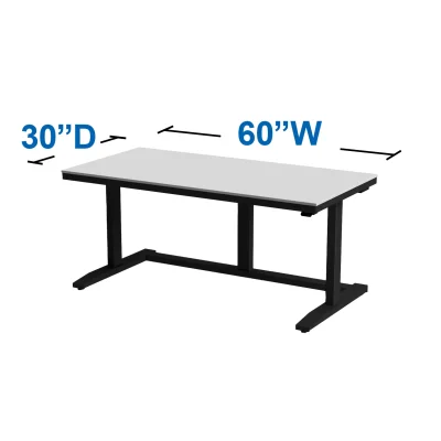 Workstation 60-inches wide x 30-inches deep Workstation 60 inches wide x 30 inches deep